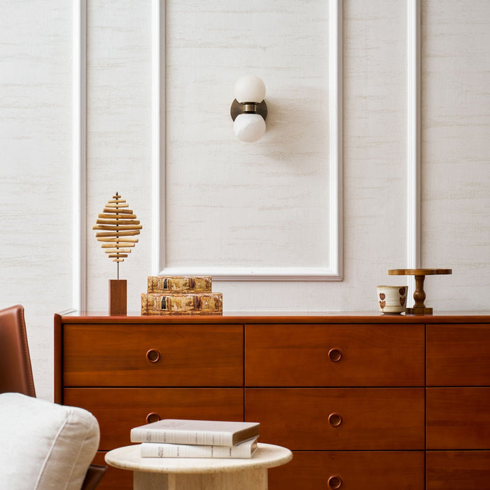 Alabaster Celestia Orb Wall Light Simprolos