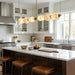 Alabaster Pebble Linear Chandelier Vakkerlight