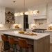 Alabaster Pebble Linear Chandelier Vakkerlight