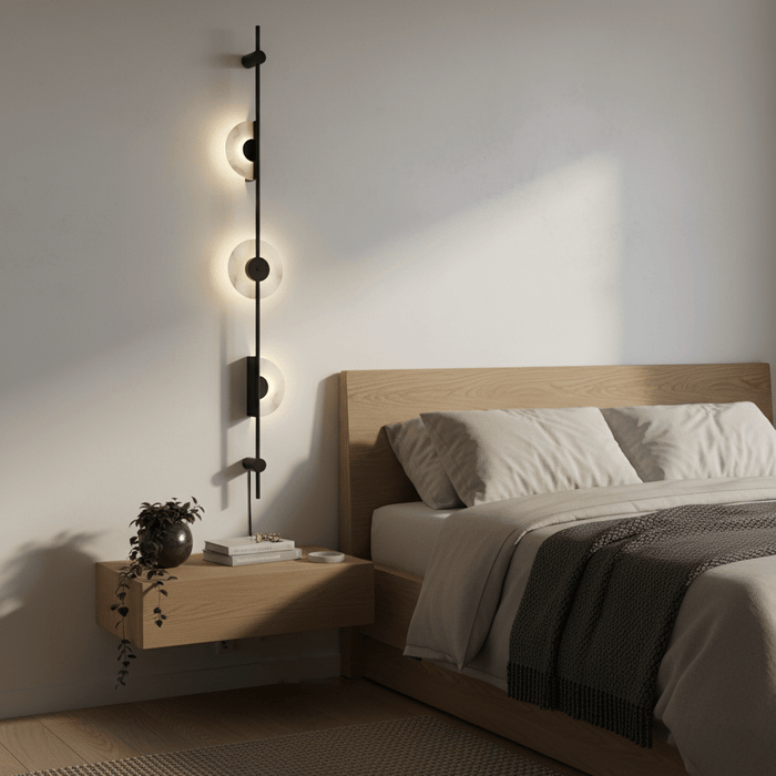 Alabaster Vertical Plug-in Wall Sconce Vakkerlight