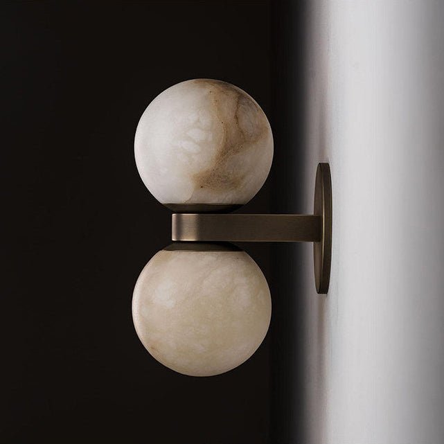 Alabaster Celestia Orb Wall Light Simprolos