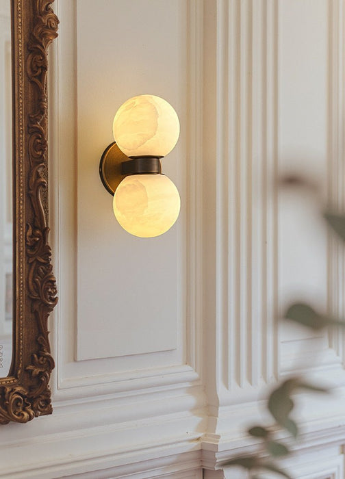 Alabaster Celestia Orb Wall Light Simprolos