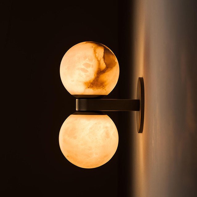 Alabaster Celestia Orb Wall Light Simprolos