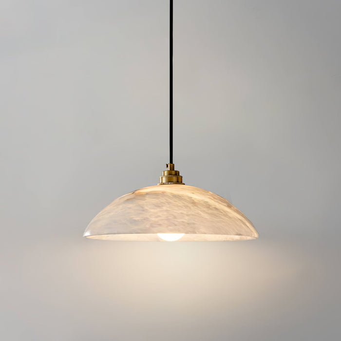 Alabaster Dome Swag Alabaster Pendant Lamp Vakkerlight