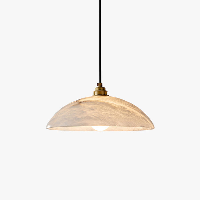 Alabaster Dome Swag Alabaster Pendant Lamp Vakkerlight