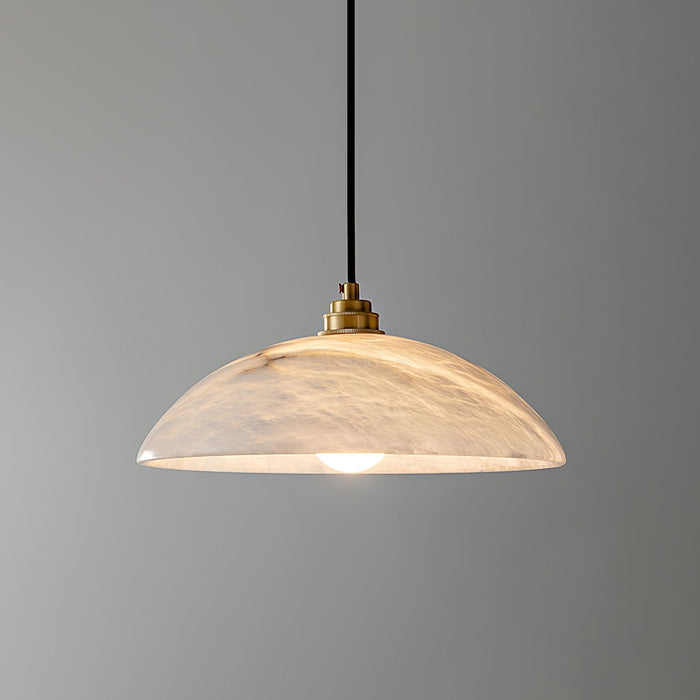 Alabaster Dome Swag Alabaster Pendant Lamp Vakkerlight