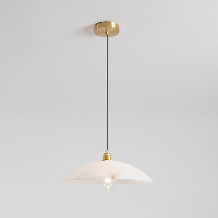 Alabaster Dome Swag Alabaster Pendant Lamp Vakkerlight