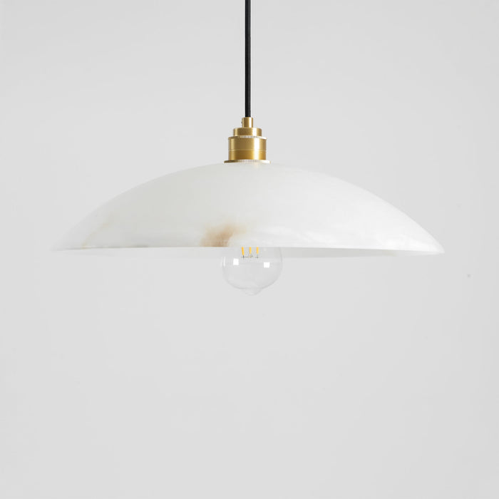 Alabaster Dome Swag Alabaster Pendant Lamp Vakkerlight