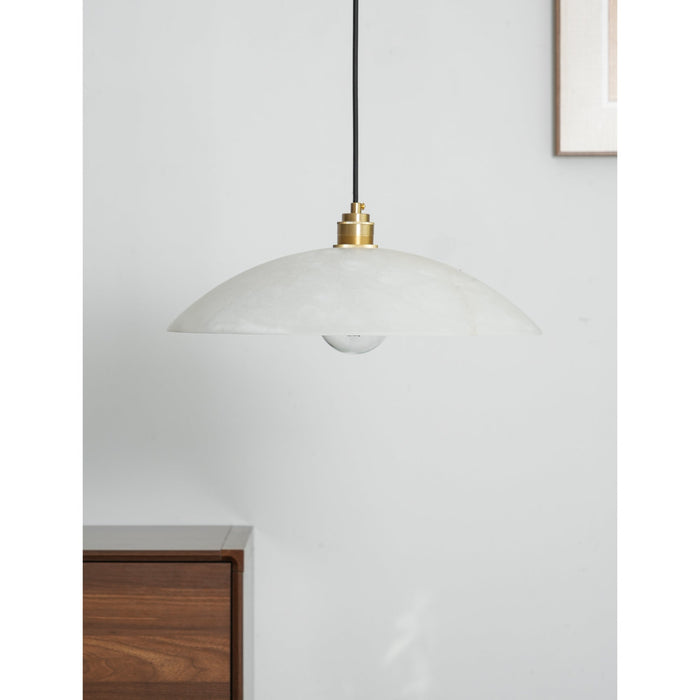 Alabaster Dome Swag Alabaster Pendant Lamp Vakkerlight