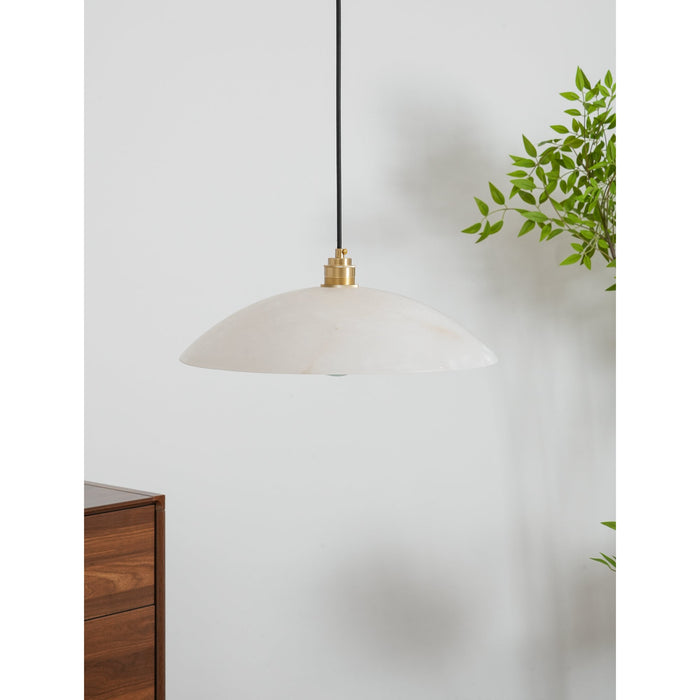Alabaster Dome Swag Alabaster Pendant Lamp Vakkerlight