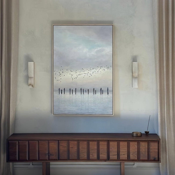 Alabaster Essence Wall Sconce Vakkerlight