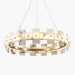 Alabaster Halo Chandelier Vakkerlight