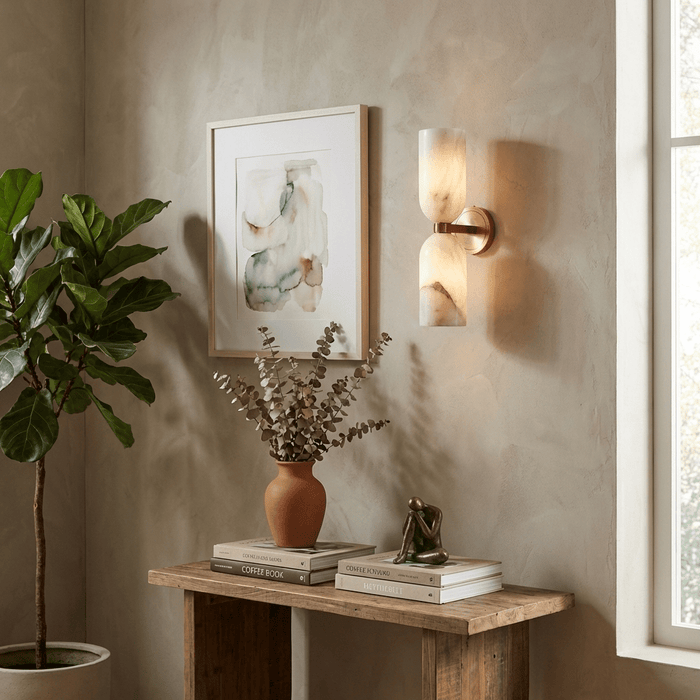 Alabaster Nexus Wall Sconce Vakkerlight