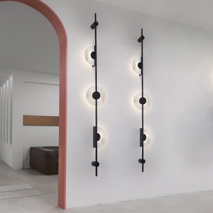 Alabaster Vertical Wall Sconce Vakkerlight