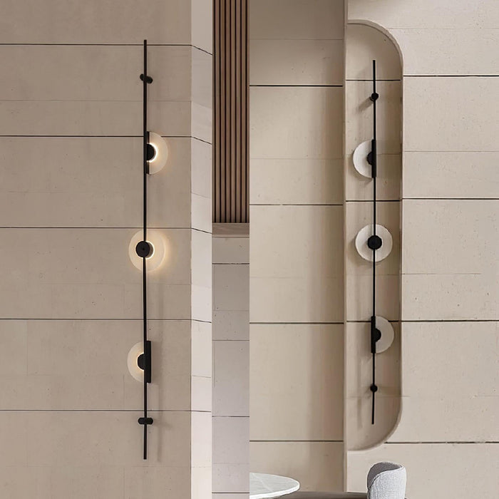 Alabaster Vertical Wall Sconce Vakkerlight