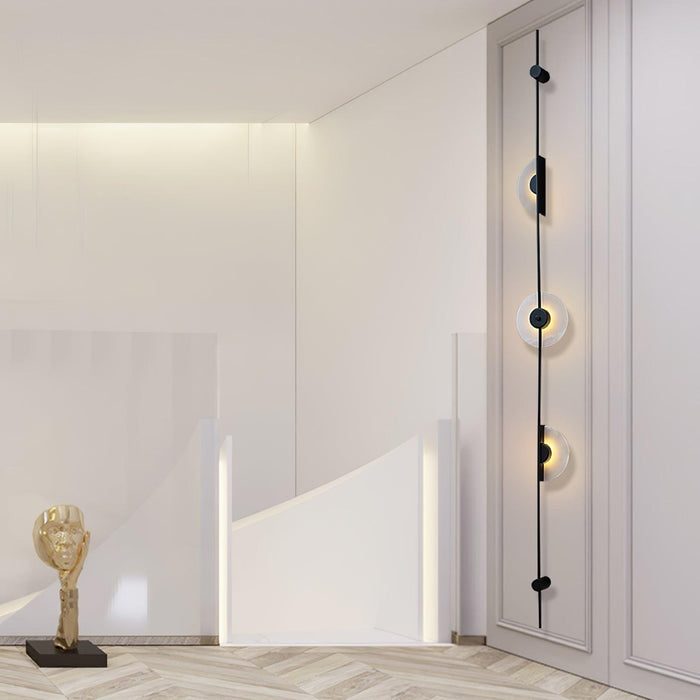 Alabaster Vertical Plug-in Wall Sconce Vakkerlight
