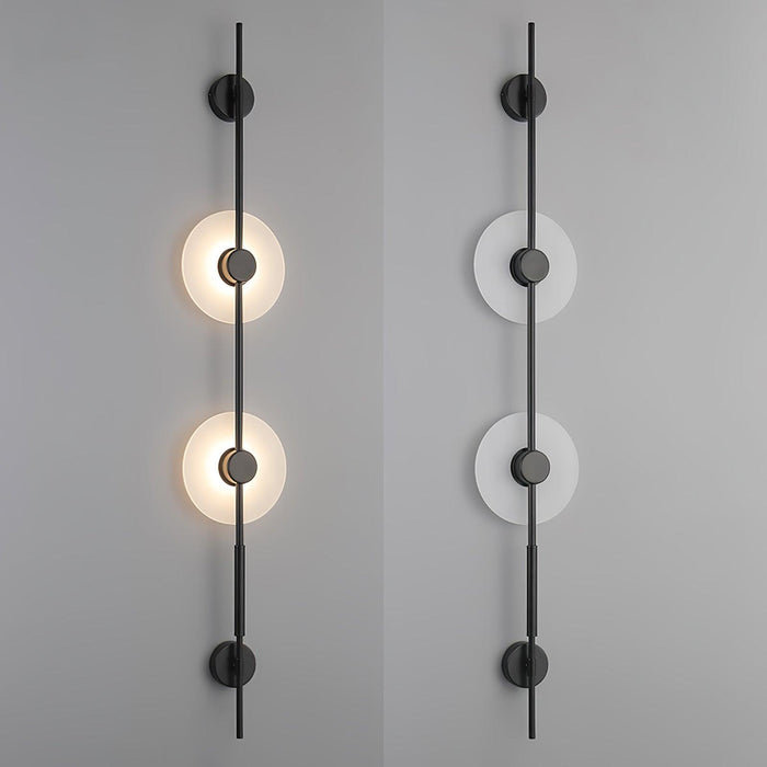 Alabaster Vertical Plug-in Wall Sconce Vakkerlight