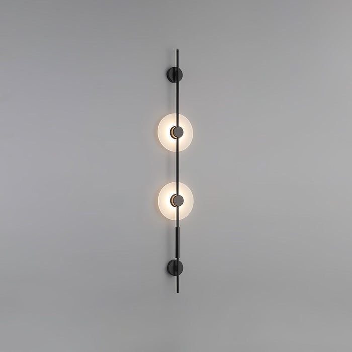 Alabaster Vertical Plug-in Wall Sconce Vakkerlight
