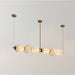 Alabaster Pebble Linear Chandelier Vakkerlight