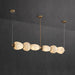 Alabaster Pebble Linear Chandelier Vakkerlight