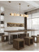 Alabaster Pebble Linear Chandelier Vakkerlight