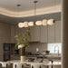 Alabaster Pebble Linear Chandelier Vakkerlight