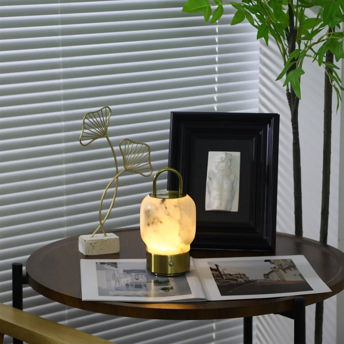 Alabaster Portable Rechargeable Table Lamp Vakkerlight