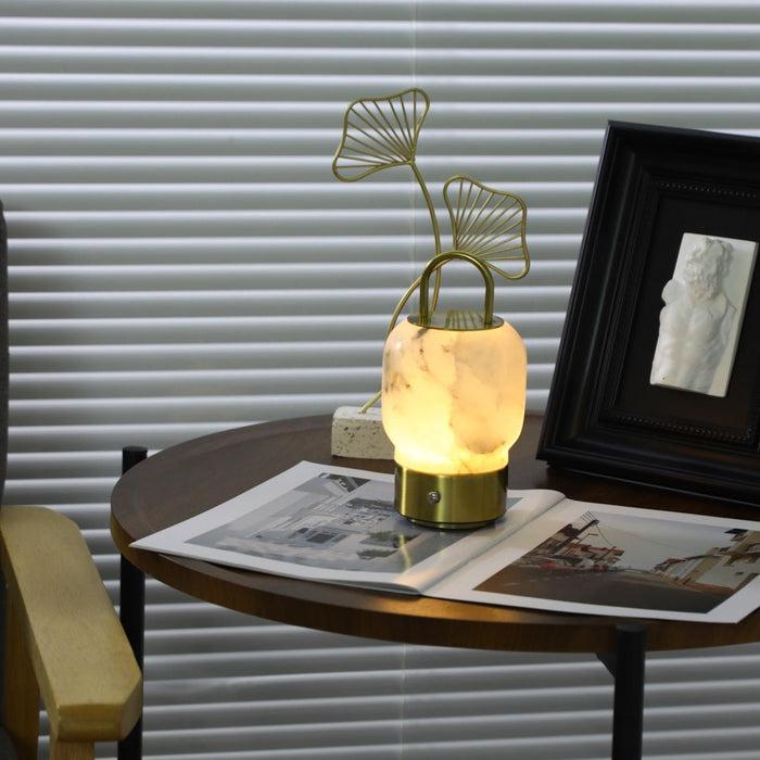 Alabaster Portable Rechargeable Table Lamp Vakkerlight