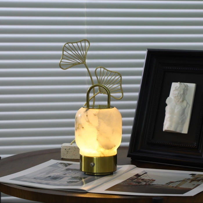 Alabaster Portable Rechargeable Table Lamp Vakkerlight