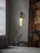 Alabaster Sculpted Tube Wall Sconce Vakkerlight