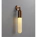 Alabaster Sculpted Tube Wall Sconce Vakkerlight