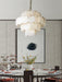 Alabaster Shell Brass Chandelier Vakkerlight