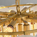 Alabaster Shell Brass Chandelier Vakkerlight
