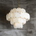 Alabaster Shell Brass Chandelier Vakkerlight