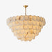 Alabaster Shell Brass Chandelier Vakkerlight