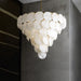 Alabaster Shell Brass Chandelier Vakkerlight