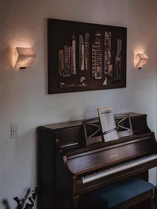 Alabaster Staircase Wall Lamp Vakkerlight