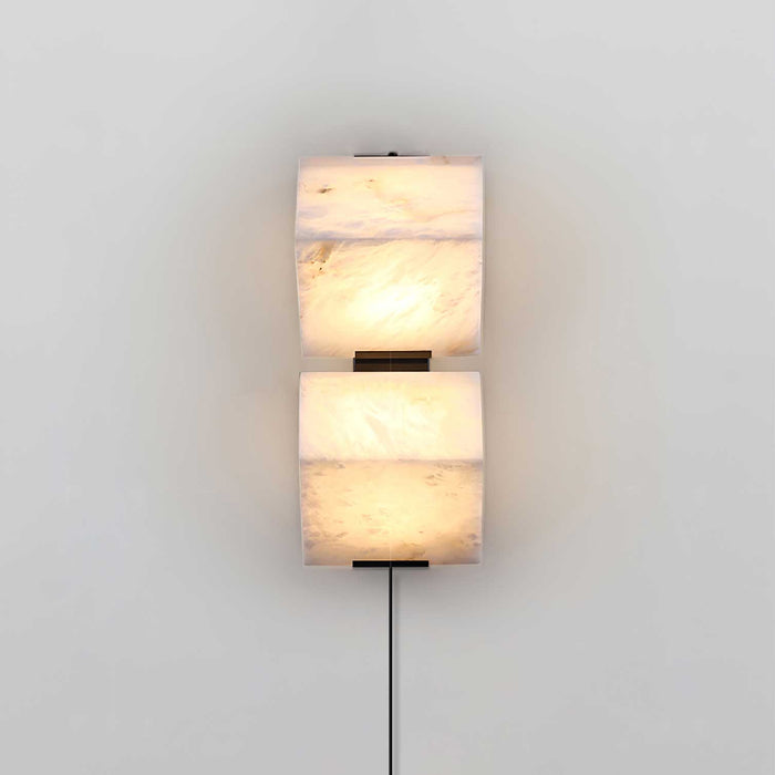 Alabaster Staircase Plug-in Wall Lamp Vakkerlight