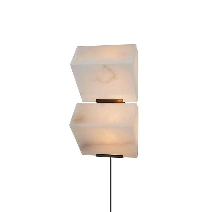 Alabaster Staircase Plug-in Wall Lamp Vakkerlight