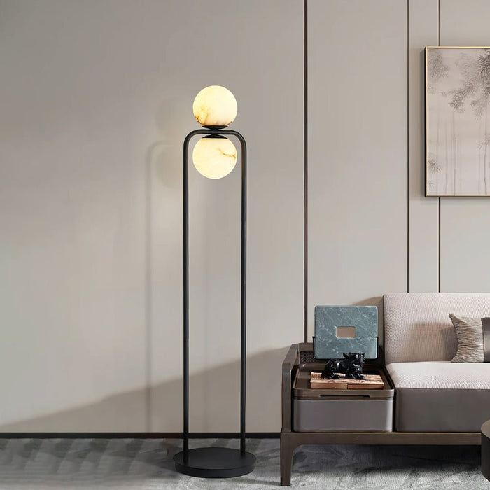 Alabaster Tribeca Floor Lamp Vakkerlight