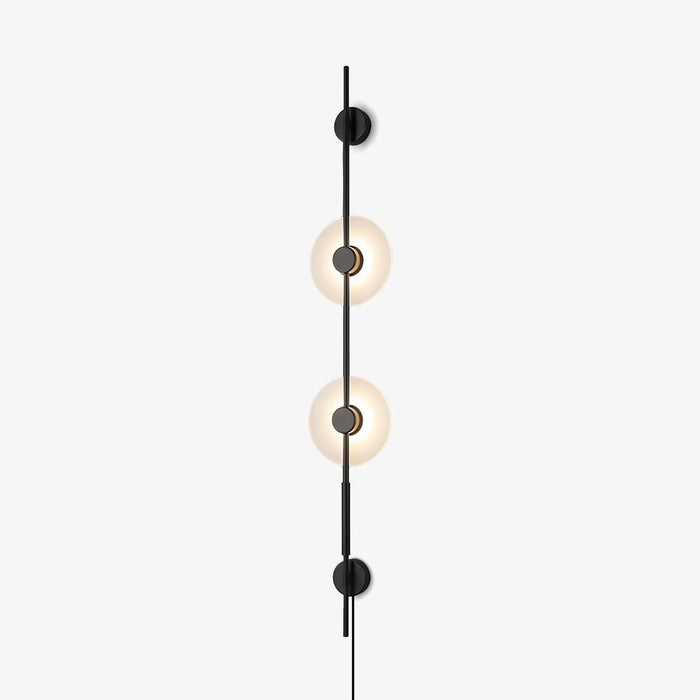 Alabaster Vertical Plug-in Wall Sconce Vakkerlight