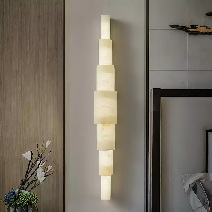 Alba Cascade Alabaster Wall Sconce Vakkerlight