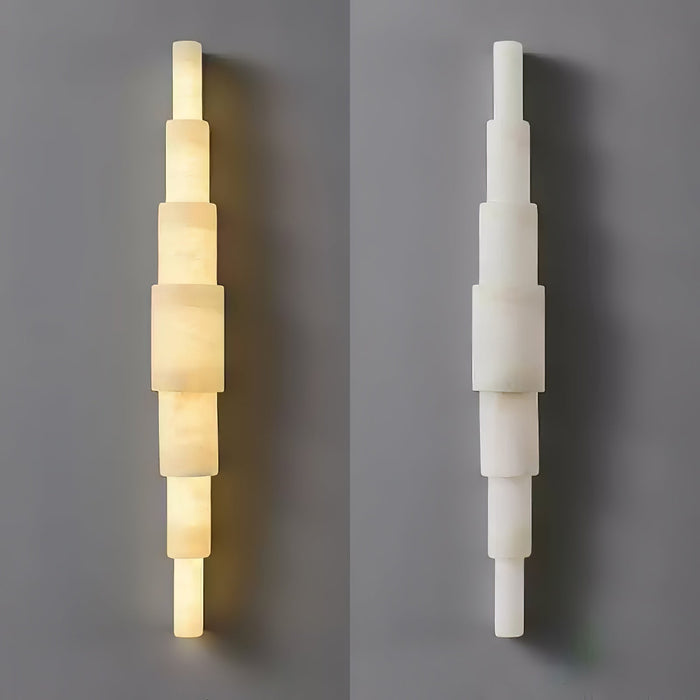 Alba Cascade Alabaster Wall Sconce Vakkerlight