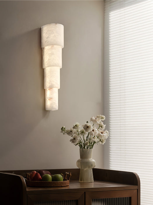 Alba Cascade Alabaster Wall Sconce Vakkerlight