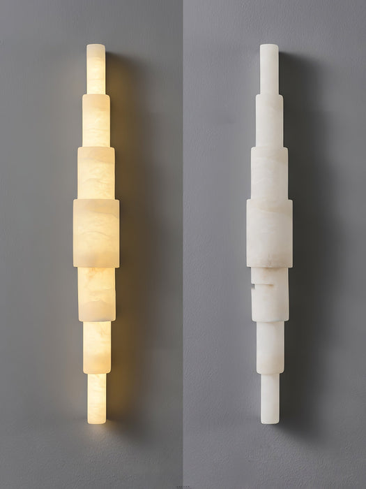 Alba Cascade Alabaster Wall Sconce Vakkerlight