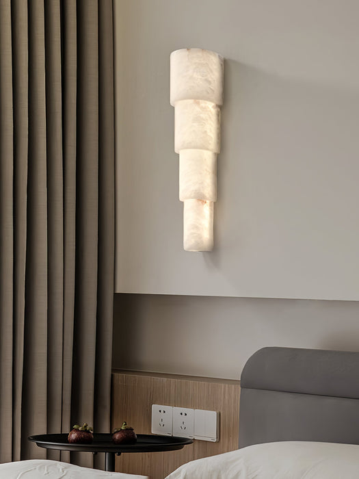 Alba Cascade Alabaster Wall Sconce Vakkerlight