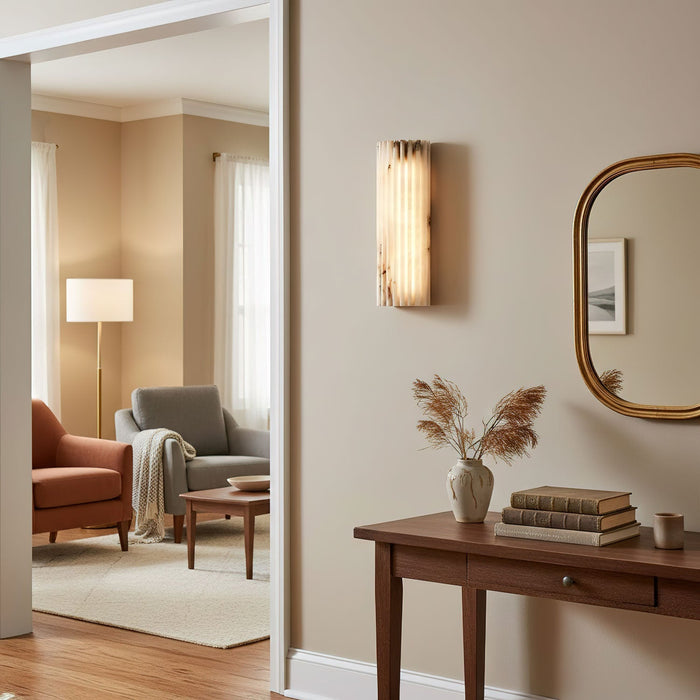 Alvia Alabaster Wall Light Vakkerlight