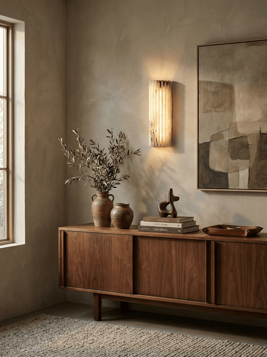 Alvia Alabaster Wall Light Vakkerlight