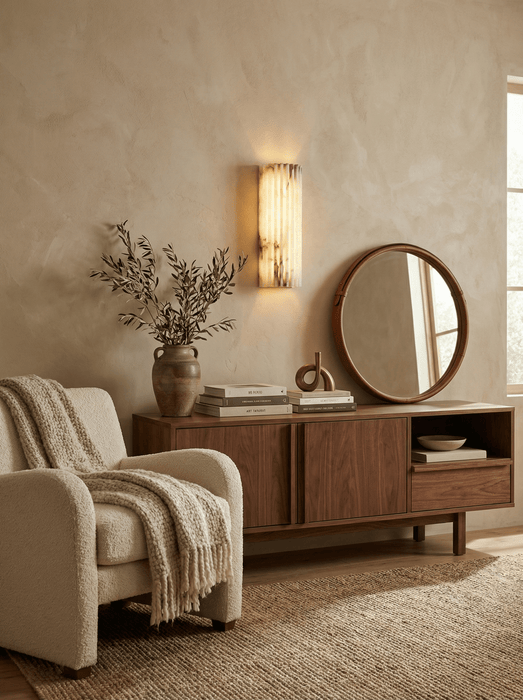 Alvia Alabaster Wall Light Vakkerlight