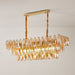 Amber Prism Glass Chandelier Vakkerlight